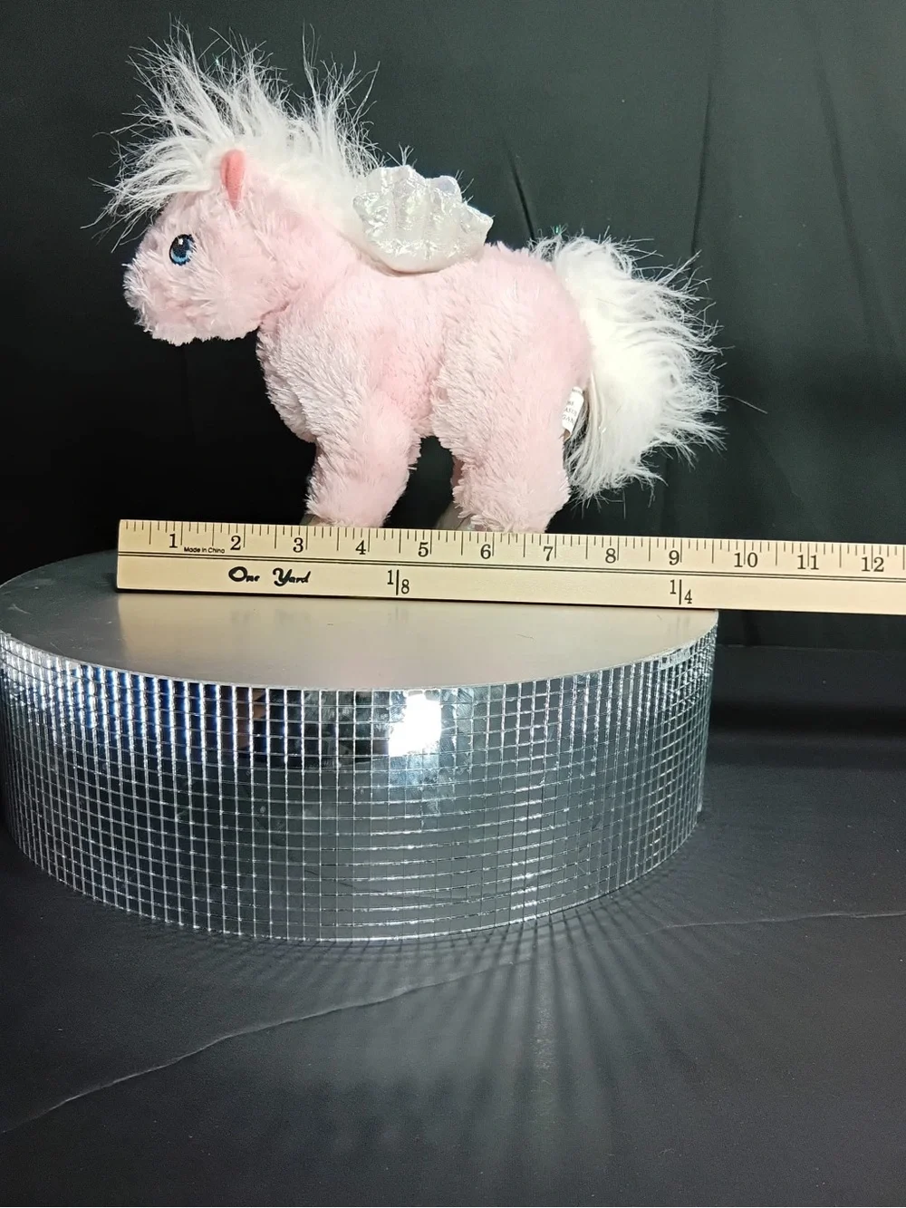 GANZ Pink Pegasus Plush with Iridescent Hooves 7”